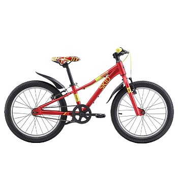Велосипед детский SKID 20 ME ruby red/anodized lime