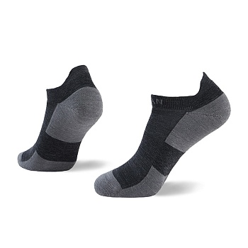 Носки Light weight No-show running socks Black/Dark Gray