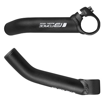 Рога на руль bar ends FORCE TECH Al 13cm Matt Black