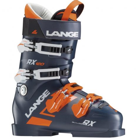 БОТИНКИ ДЛЯ ГОРНЫХ ЛЫЖ LANGE RX 120 Dark Blue / Orange