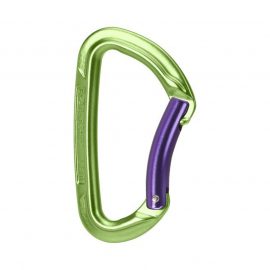 WILD COUNTRY SESSION BENT GATE CARABINER Green Purple