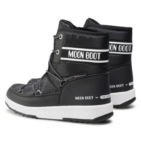 ботинки детские MOON BOOT JR BOY MID WP 2 BLACK 34052500001