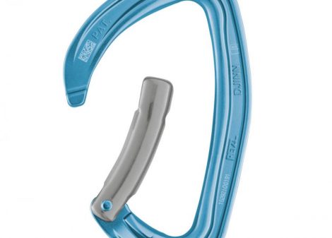 карабин для оттяжек PETZL DJINN BENT GATE blue M060BA00