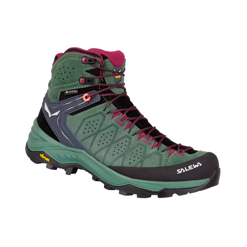 БОТИНКИ ЖЕНСКИЕ SALEWA WS ALP TRAINER 2 MID GTX Duck Green