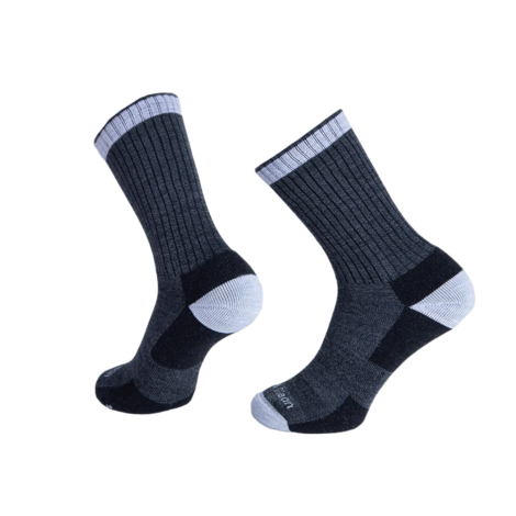 НОСКИ NA GIEAN Medium weight Crew hiking socks Dark Gray