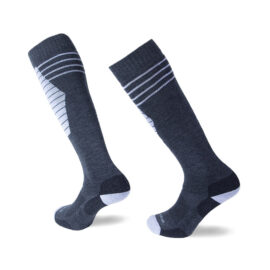 НОСКИ NA GIEAN Medium weight Over-the-calf Ski socks Dark grey/Blue