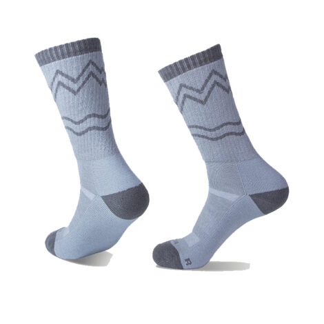 НОСКИ NA GIEAN Medium weight Crew hiking socks White/Grey