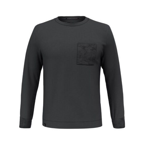 ПУЛОВЕР МУЖСКОЙ SALEWA LAVAREDO HEMP M PULLOVER Black onyx