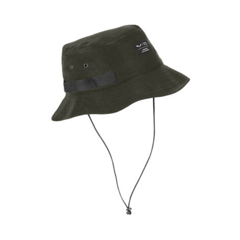 ПАНАМА SALEWA PUEZ HEMP BRIMMED HAT Dark Olive