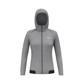 КУРТКА ЖЕНСКАЯ SALEWA PEDROC PL W HOOD JKT Grey alloy