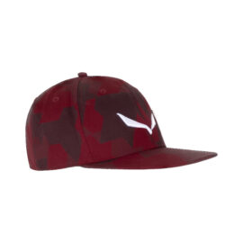 КЕПКА SALEWA PUEZ CAMOU FLAT CAP Syrah camou