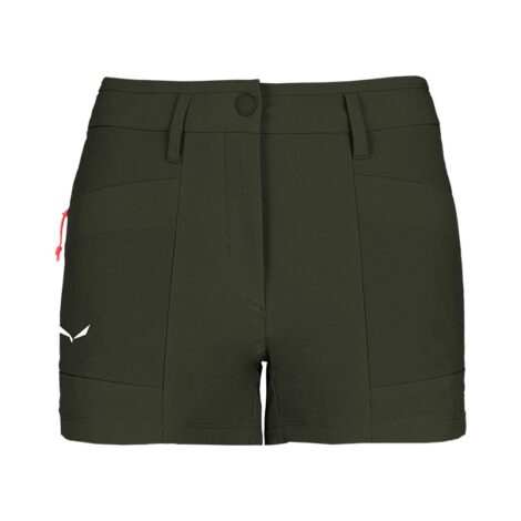 ШОРТЫ ЖЕНСКИЕ SALEWA PUEZ DST CARGO W SHORTS Dark olive