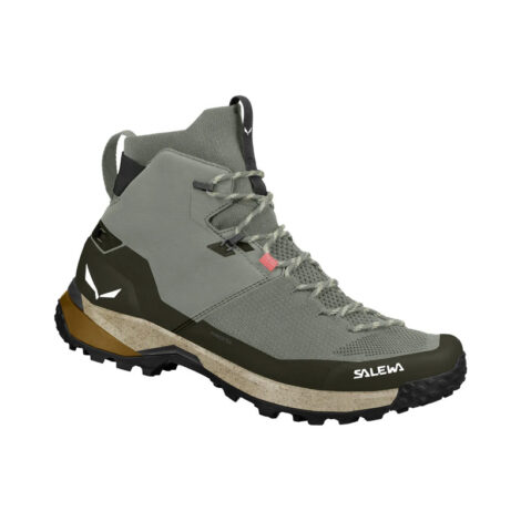 БОТИНКИ SALEWA MS PUEZ KNIT MID PTX Shadow/Dark olive