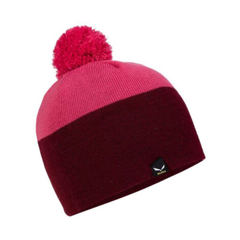 ШАПКА SALEWA PUEZ 2 WO K BEANIE Red plum