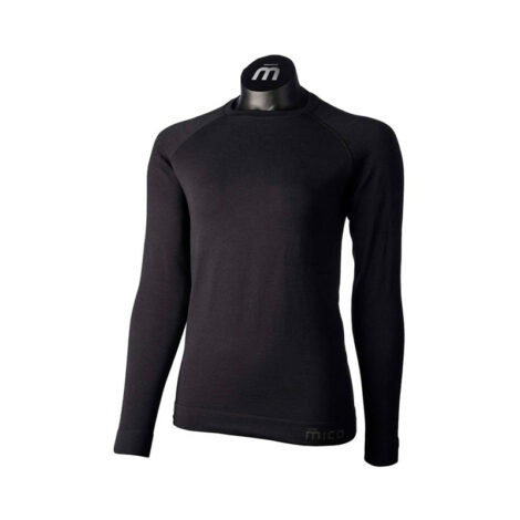 ТЕРМОБЕЛЬЕ ЖЕНСКОЕ MICO MLS ROUND NECK SHIRT WARM MERINO SILK Nero