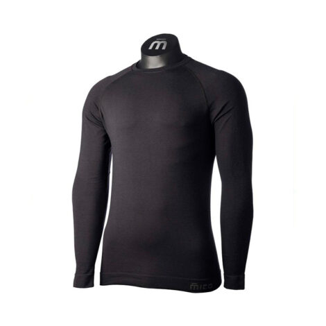 ТЕРМОБЕЛЬЕ МУЖСКОЕ MICO MLS ROUND NECK SHIRT WARM MERINO SILK Nero