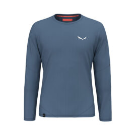 ФУТБОЛКА МУЖСКАЯ SALEWA PEDROC DRY M L/S TEE Java blue