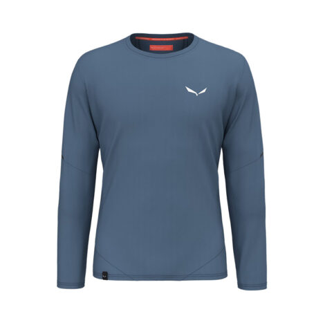 ФУТБОЛКА МУЖСКАЯ SALEWA PEDROC DRY M L/S TEE Java blue