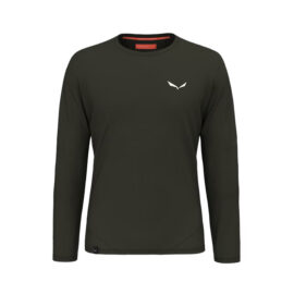 ФУТБОЛКА МУЖСКАЯ SALEWA PEDROC DRY M L/S TEE Dark olive
