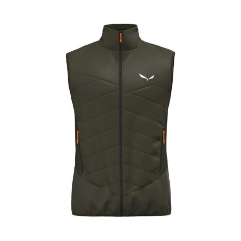 ЖИЛЕТ МУЖСКОЙ SALEWA ORTLES HYBRID TWR M VEST Dark olive