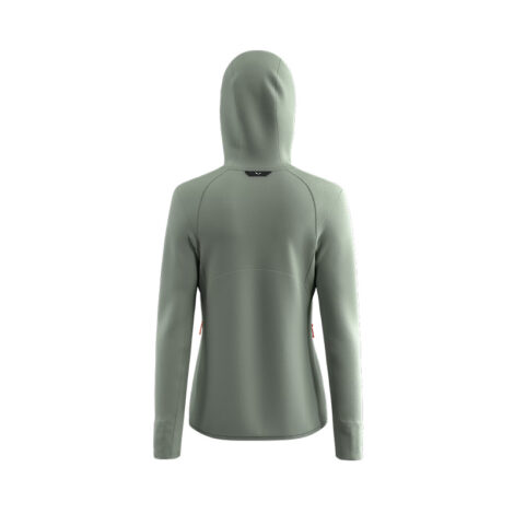 КОФТА ЖЕНСКАЯ SALEWA PUEZ WAFFLE HYBRID PL HOODY W JKT Shadow — изображение 2