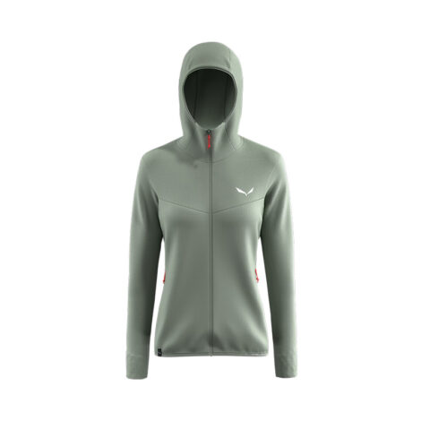 КОФТА ЖЕНСКАЯ SALEWA PUEZ WAFFLE HYBRID PL HOODY W JKT Shadow