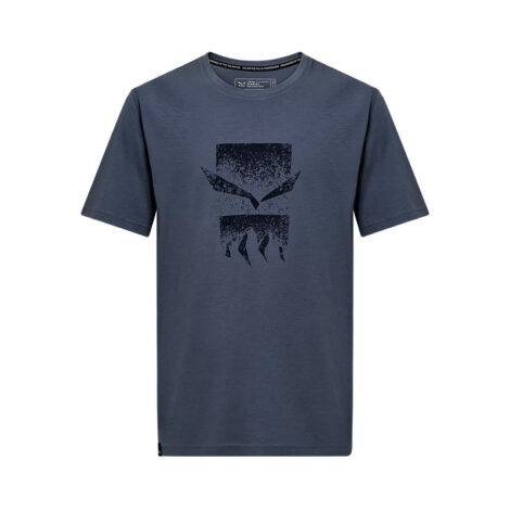 ФУТБОЛКА МУЖСКАЯ SALEWA EAGLE 3CIME M T-SHIRT Java blue