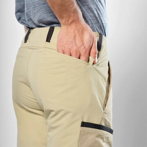ШОРТЫ МУЖСКИЕ SALEWA PUEZ HEMP/DST M SHORTS Quicksand — изображение 2