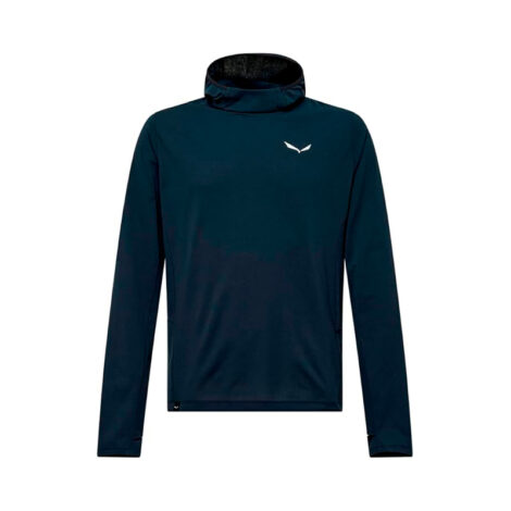 ФУТБОЛКА МУЖСКАЯ SALEWA PUEZ SUN M HOODY JKT Navy blazer