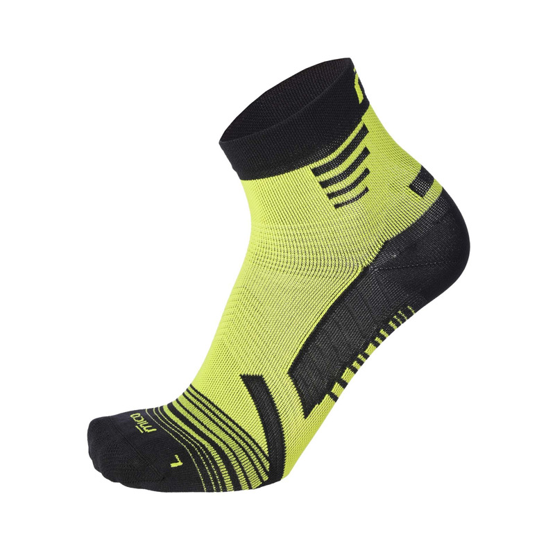 НОСКИ MICO LIGHT WEIGHT M1 TRAIL RUN Ankle Giallo Fluo