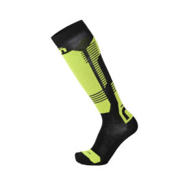 НОСКИ MICO LIGHT WEIGHT SUPERTHERMO MERINO Ski Nero Giallo Fluo