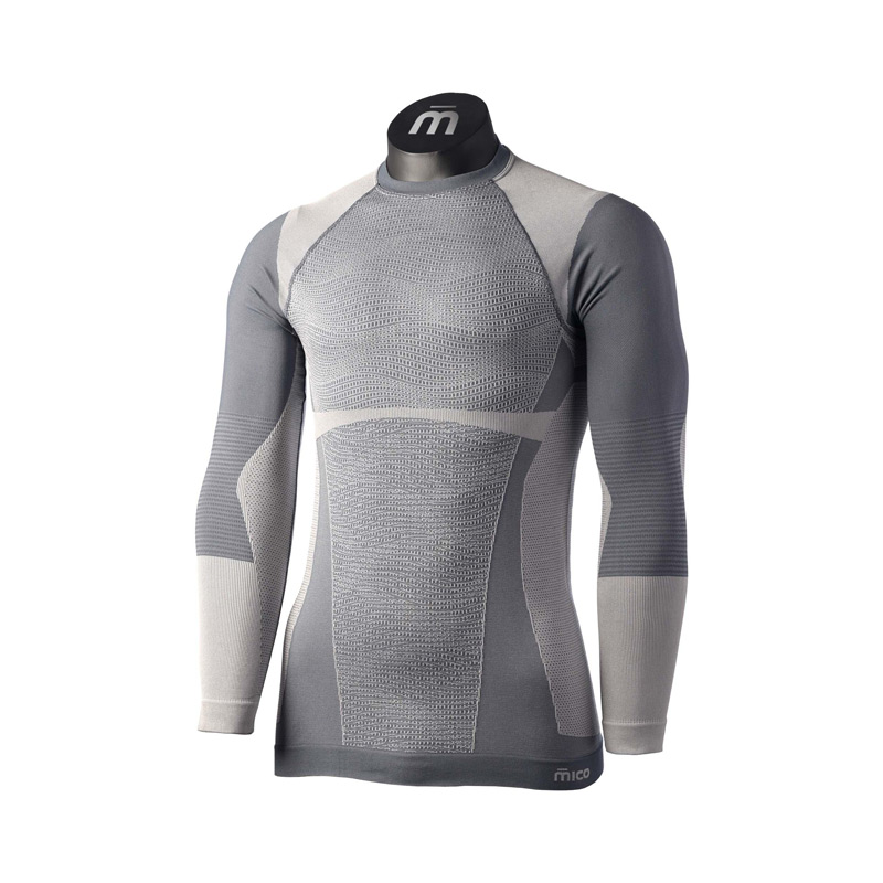 ТЕРМОБЕЛЬЕ МУЖСКОЕ MICO MLS ROUND NECK SHIRT WARM CONTROL Grigio
