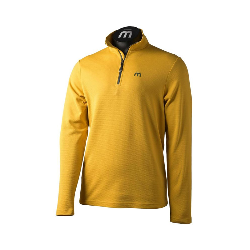 КОФТА МУЖСКАЯ MICO WARM CONTROL M HALF NECK ZIP Mustard