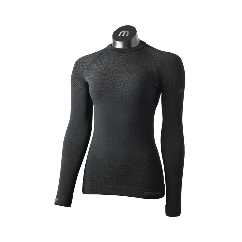 КОФТА ЖЕНСКАЯ MICO WLS ROUND NECK SUPERTERMO PRIMALOFT Nero
