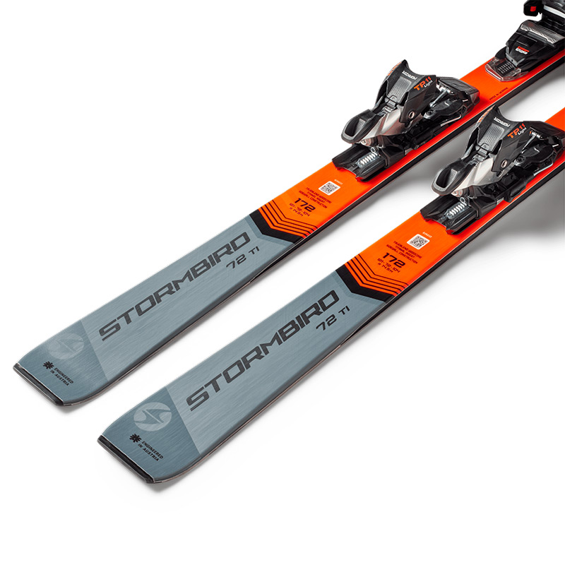 ГОРНЫЕ ЛЫЖИ BLIZZARD STORMBIRD72 TI GREEN/ORANGE+TP11LIGHT DEMO BLACK/ORANGE — изображение 2