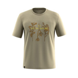ФУТБОЛКА МУЖСКАЯ SALEWA EAGLE NATURE M T-SHIRT Quicksand